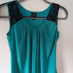 Worthington Teal Sleeveless Top